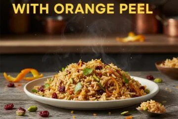 Make Jeweled Rice with Orange Peel