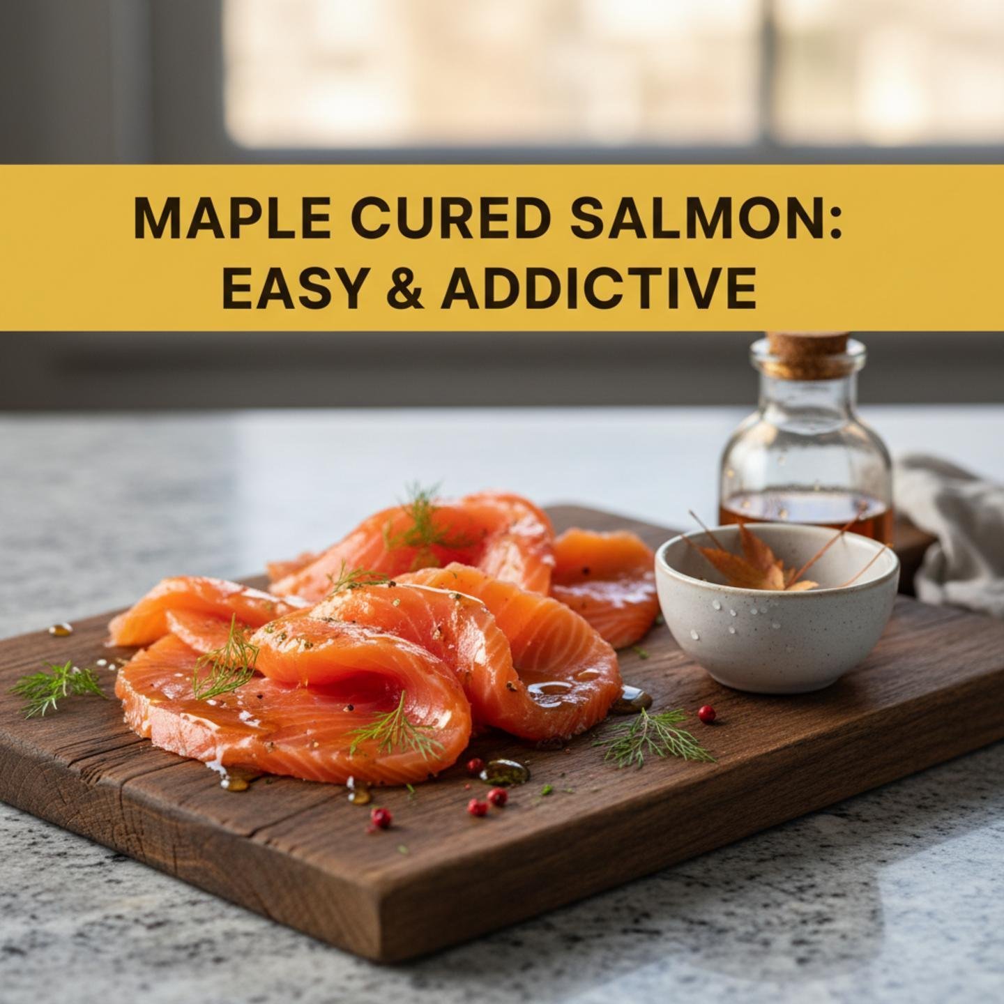 Maple Cured Salmon: Easy & Addictive