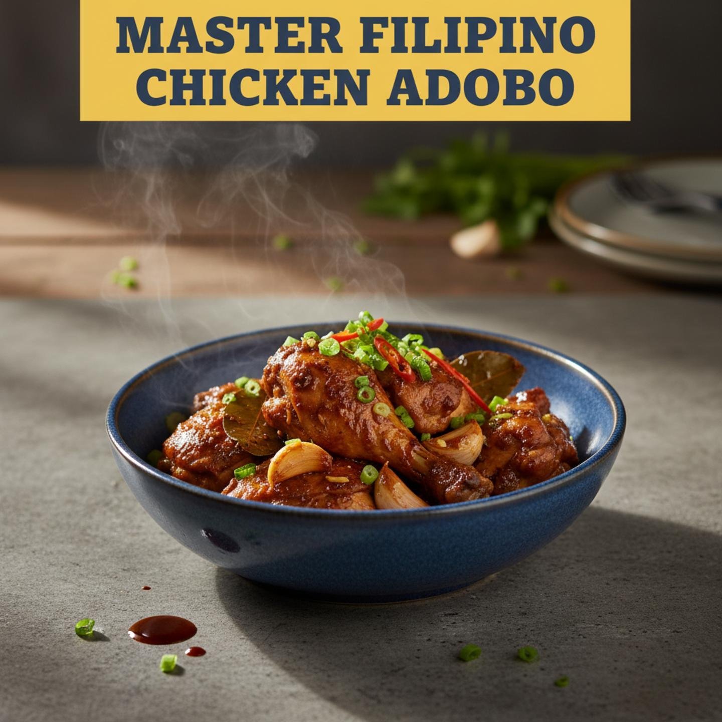 Master Filipino Chicken Adobo