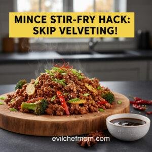 Mince Stir-Fry Hack: Skip Velveting!