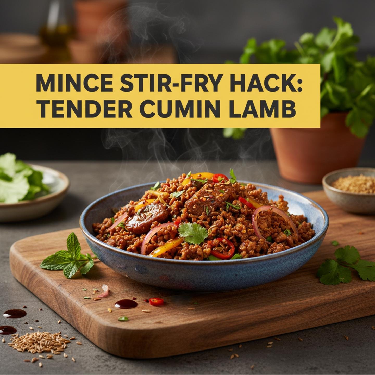 Mince Stir-Fry Hack: Tender Cumin Lamb