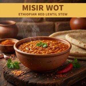 Misir Wot: Ethiopian Red Lentil Stew