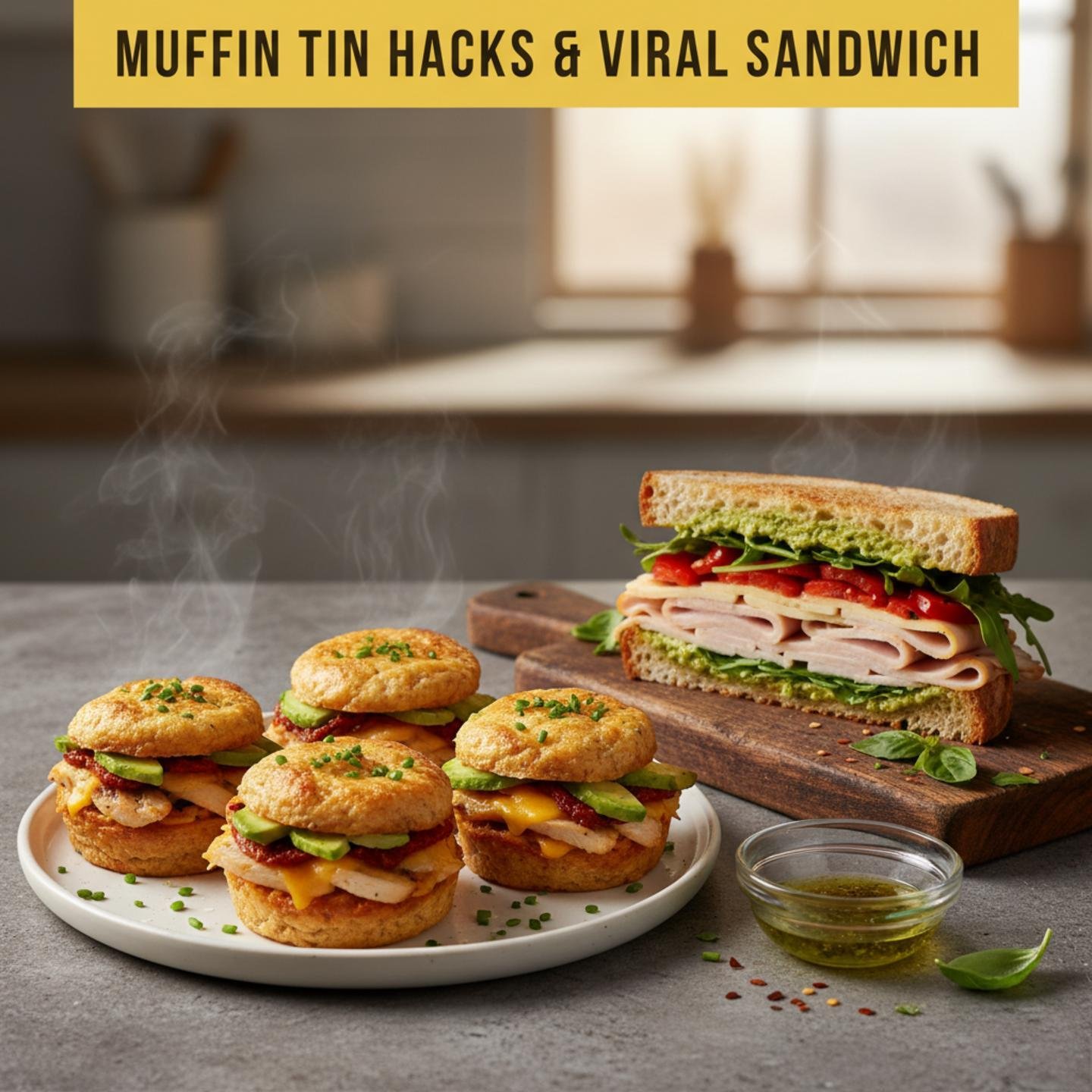Muffin Tin Hacks & Viral Sandwich