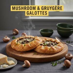 Mushroom & Gruyère Galettes