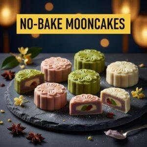 No-Bake Mooncakes for Mid-Autumn