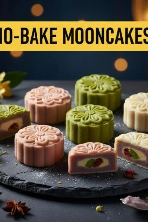 No-Bake Mooncakes for Mid-Autumn