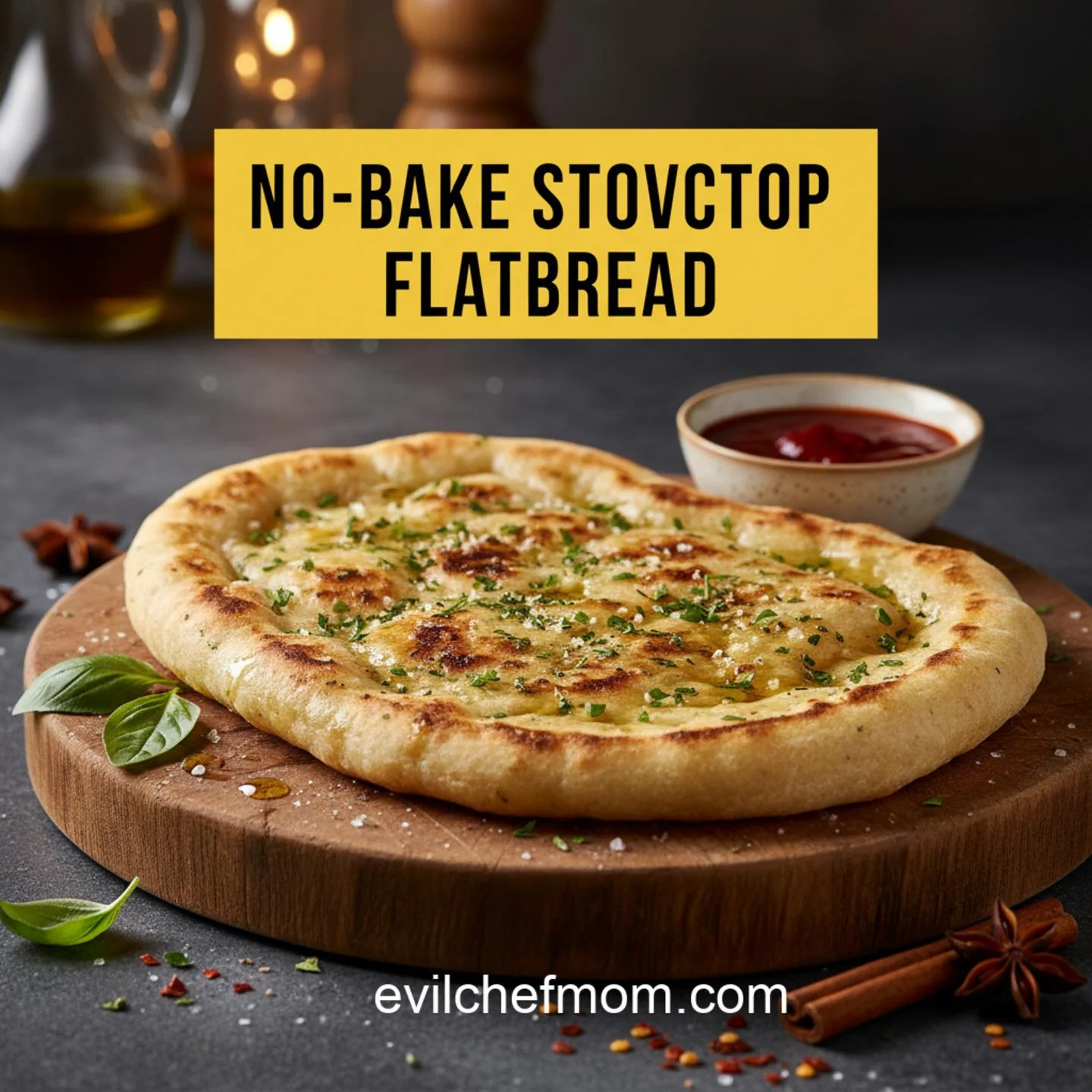 No-Bake Stovetop Flatbread