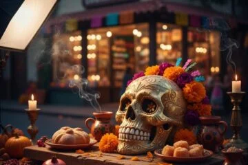 Olvera Street Dia de los Muertos