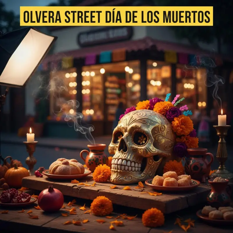 Olvera Street Dia de los Muertos