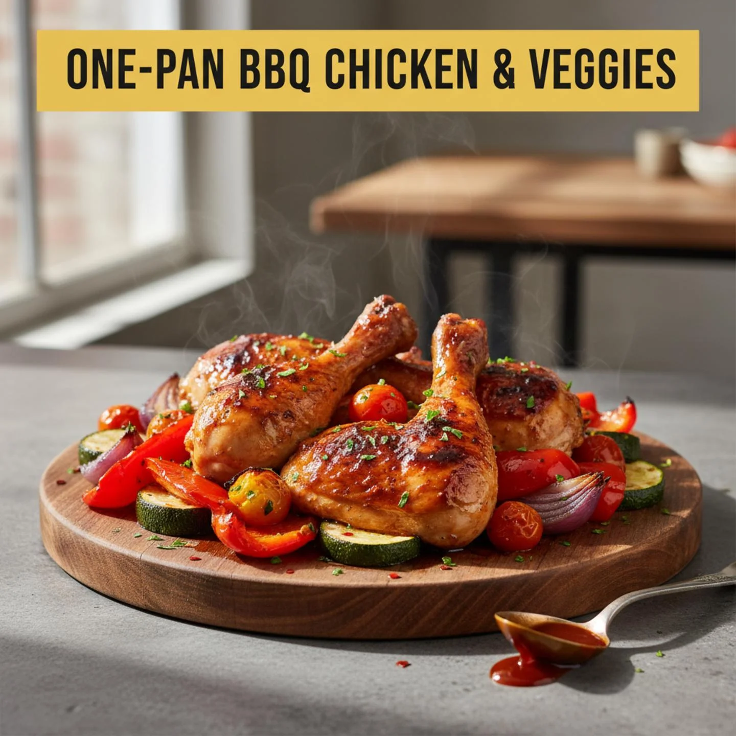 One-Pan BBQ Chicken & Veggies