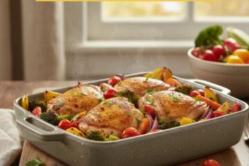 One-Pan Chicken & Veggie Bake