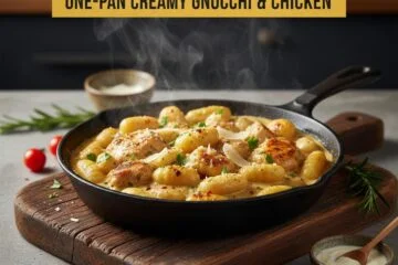 One-Pan Creamy Gnocchi & Chicken