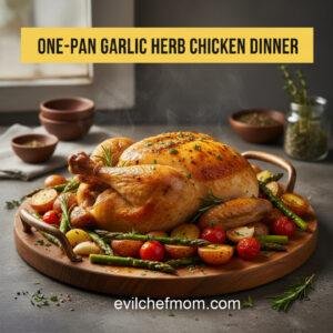 One-Pan Garlic Herb Chicken Dinner