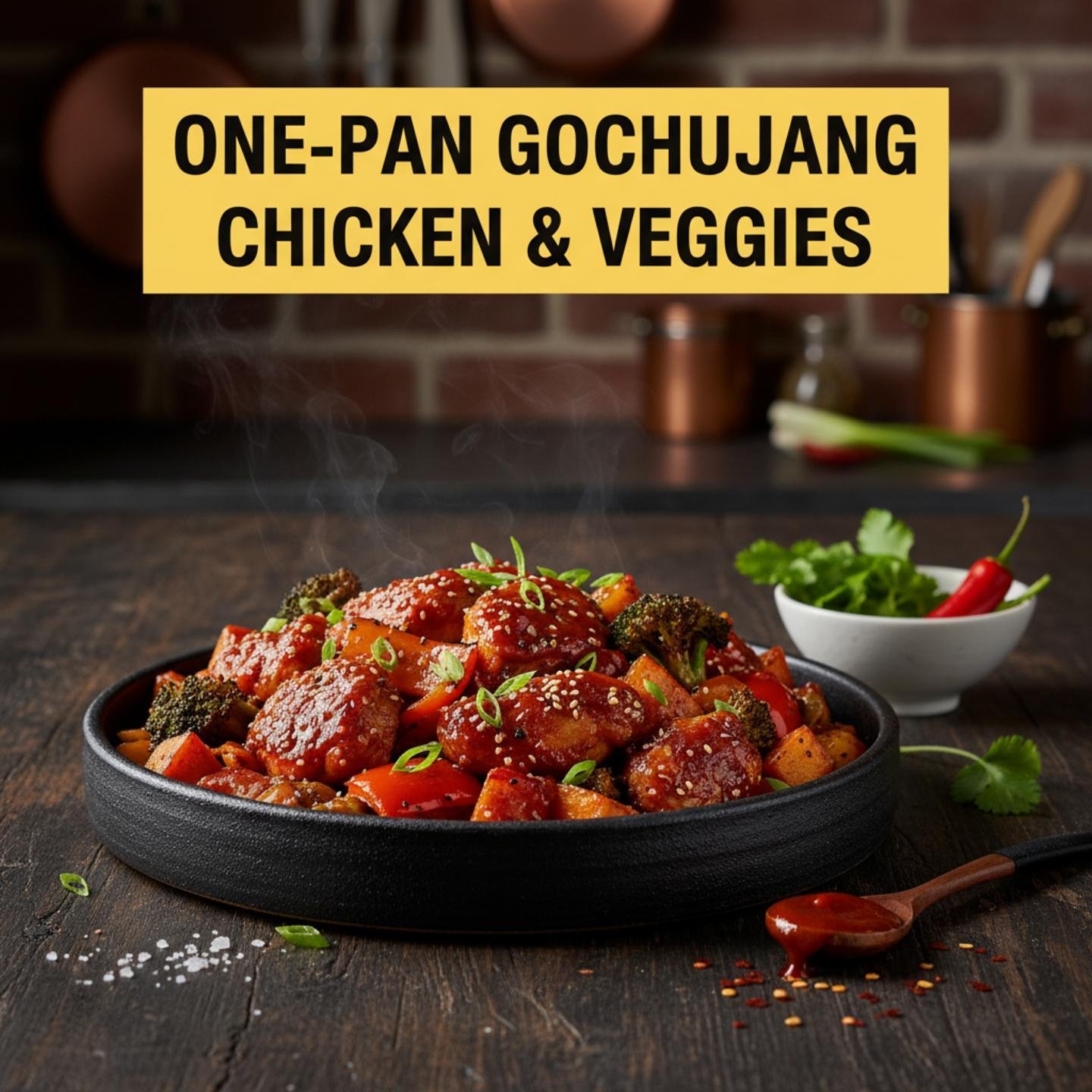 One-Pan Gochujang Chicken & Veggies