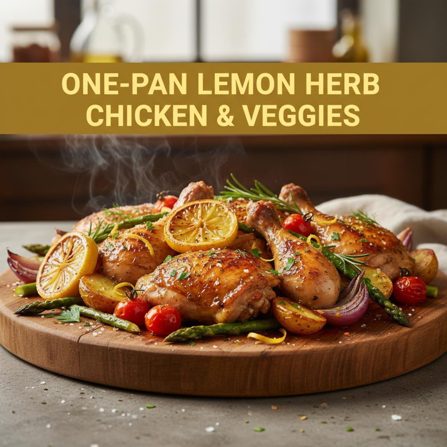 One-Pan Lemon Herb Chicken & Veggies