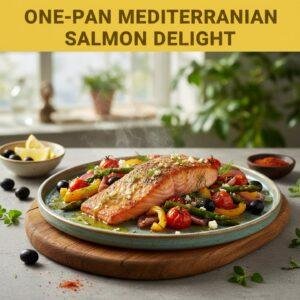 One-Pan Mediterranean Salmon Delight