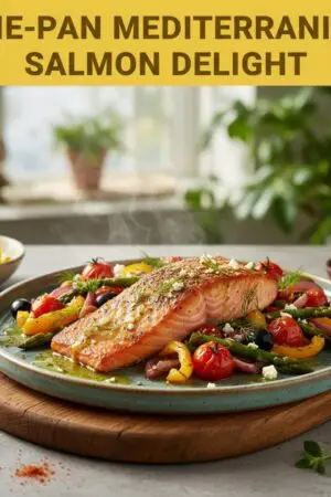 One-Pan Mediterranean Salmon Delight