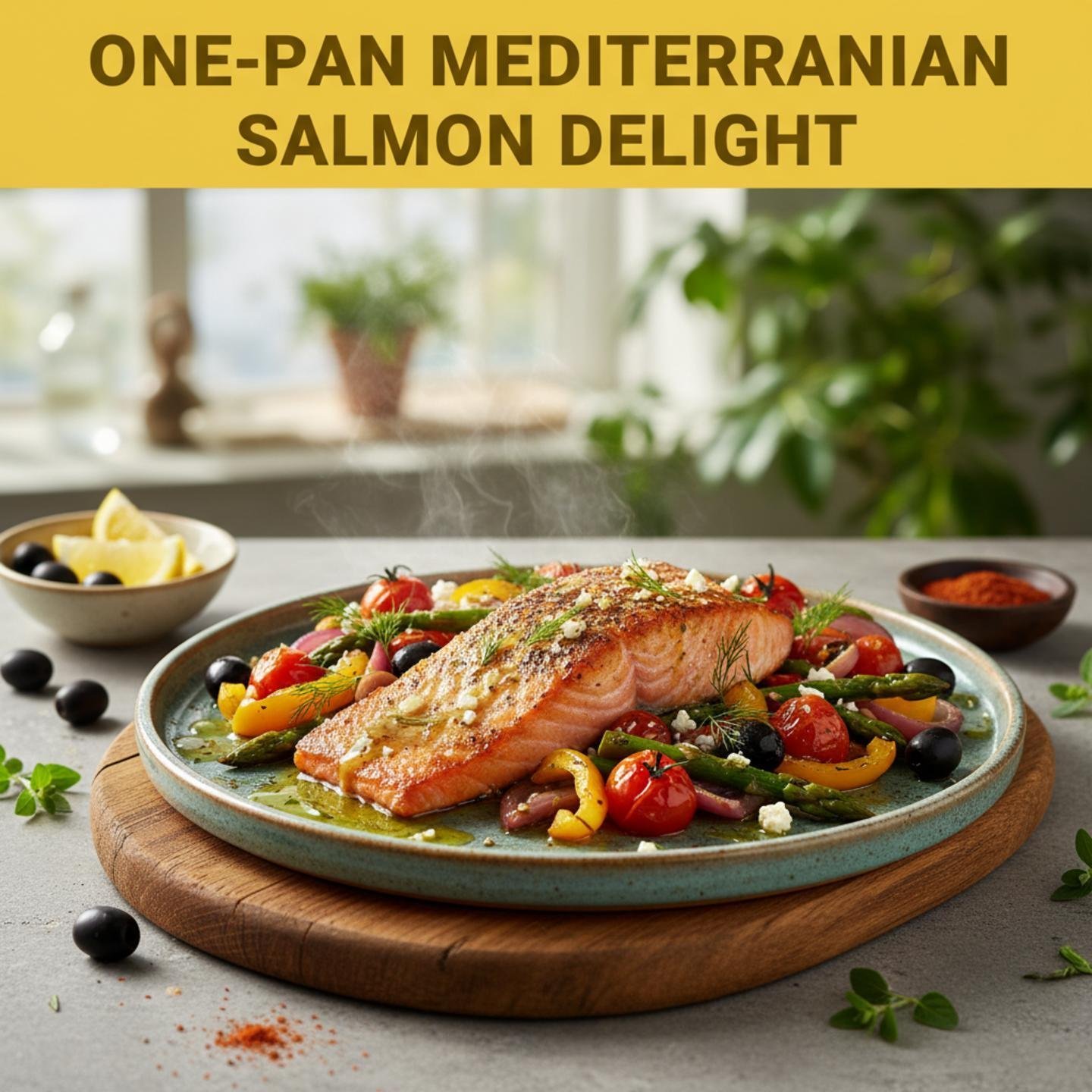 One-Pan Mediterranean Salmon Delight