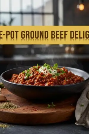 One-Pot Ground Beef Delight
