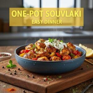 One-Pot Souvlaki: Easy Dinner