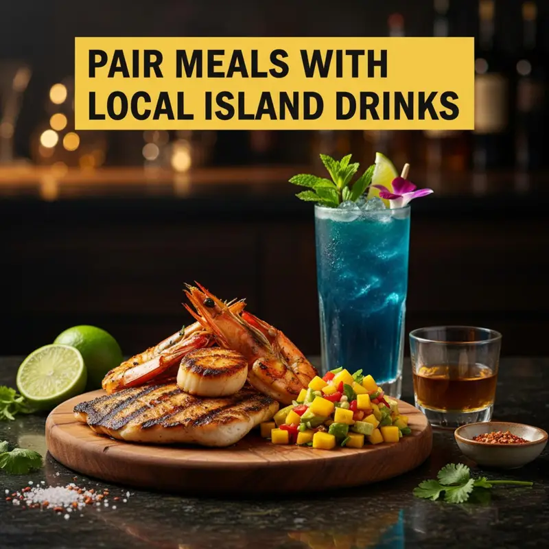 Pair Meals with Local Island Drinks
