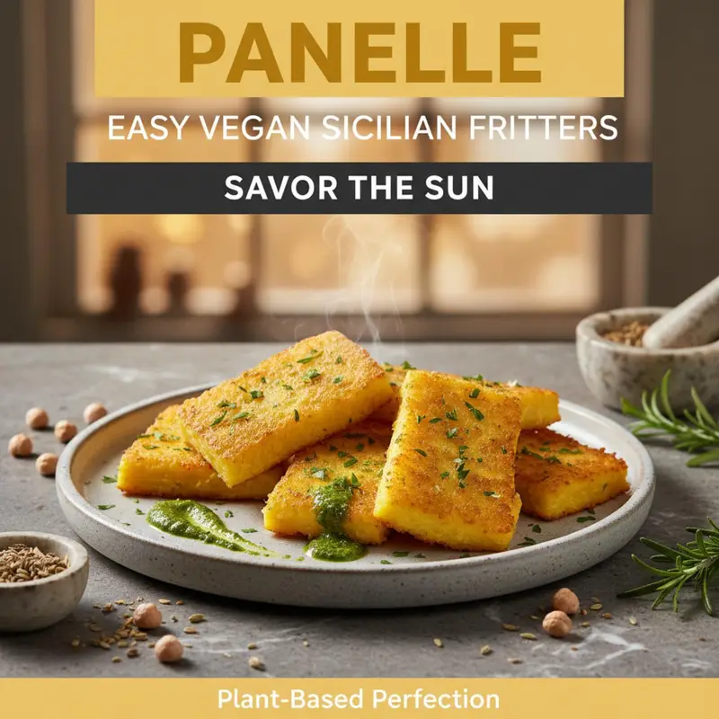 Panelle: Easy Vegan Sicilian Fritters