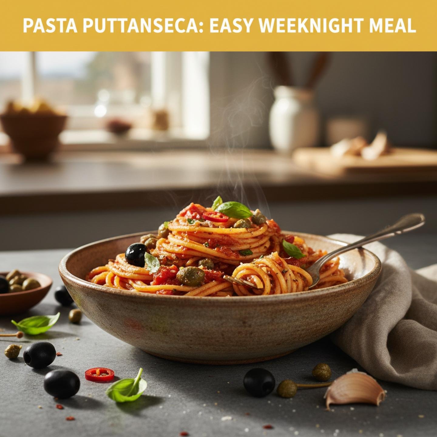 Pasta Puttanesca: Easy Weeknight Meal