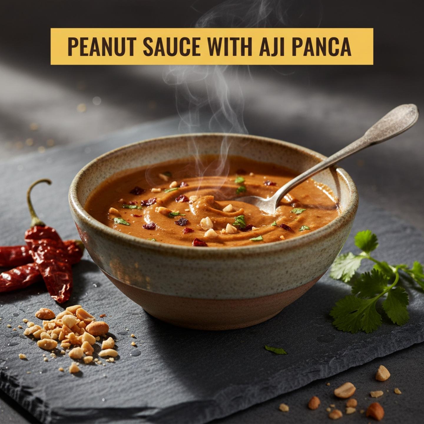 Peanut Sauce with Aji Panca
