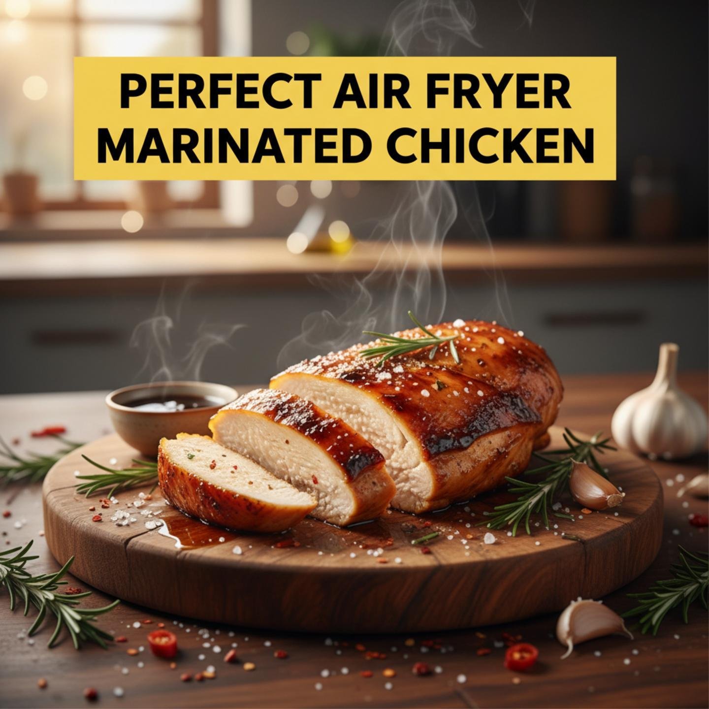 Perfect Air Fryer Marinated Chicken