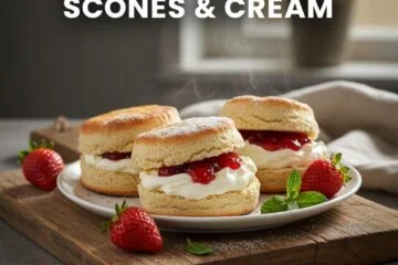 Perfect English Scones & Cream