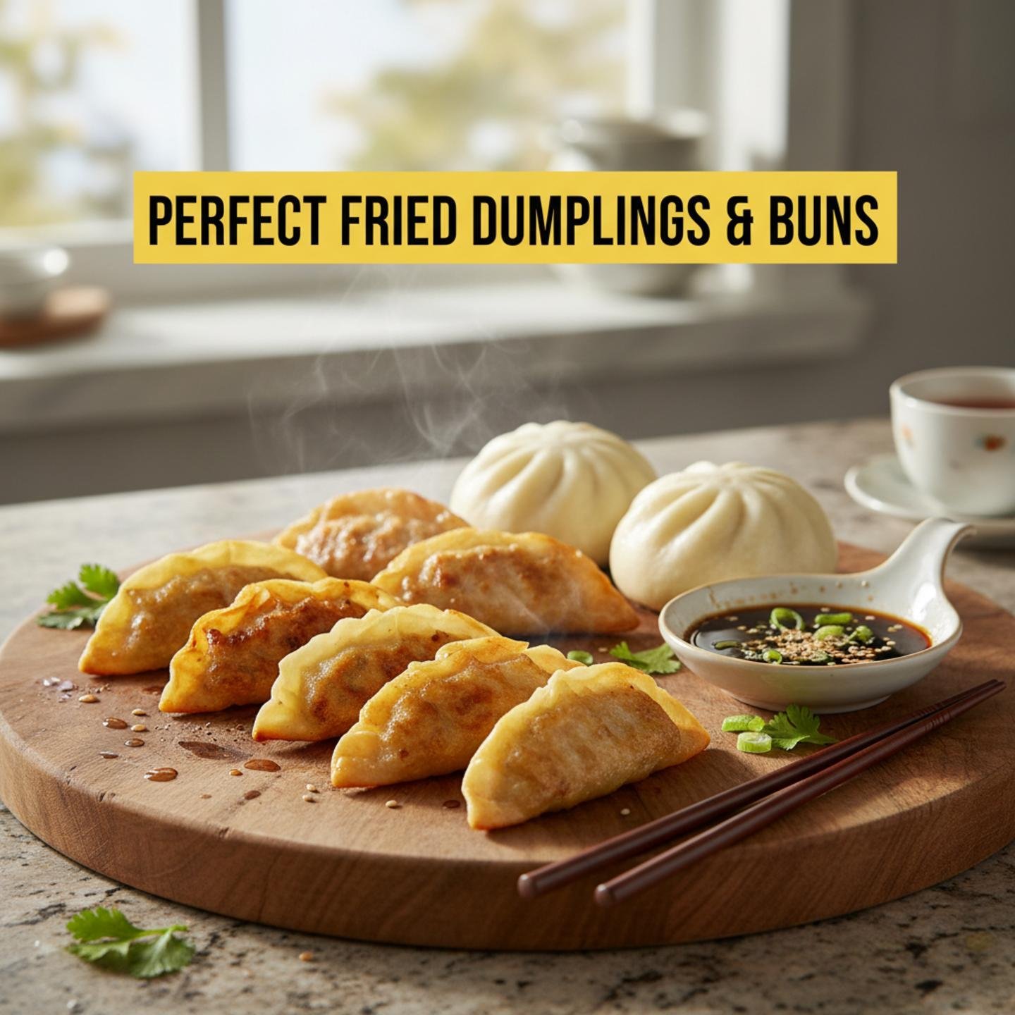 Perfect Fried Dumplings & Buns