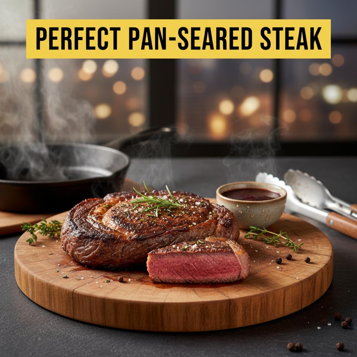 Perfect Pan-Seared Steak