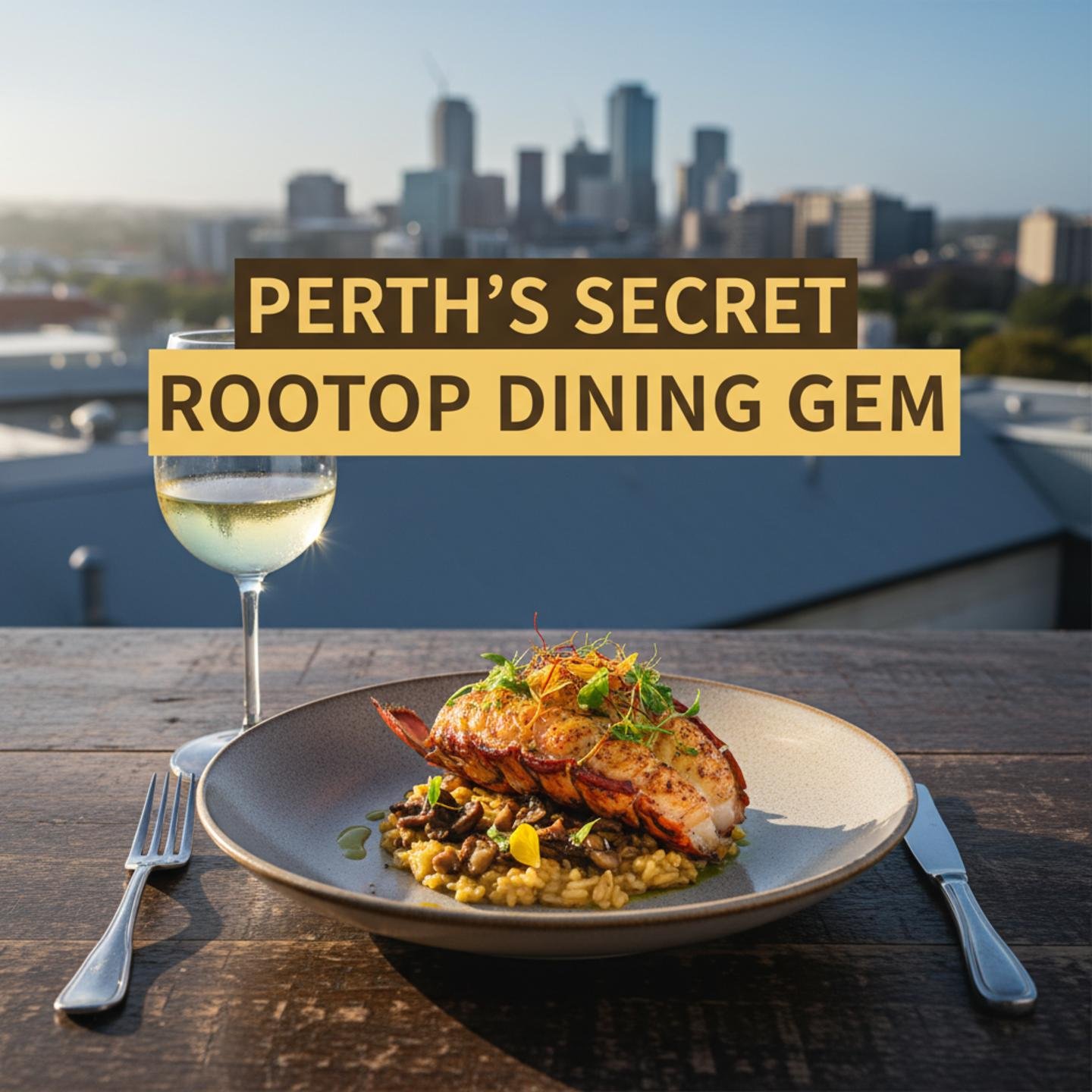 Perth’s Secret Rooftop Dining Gem