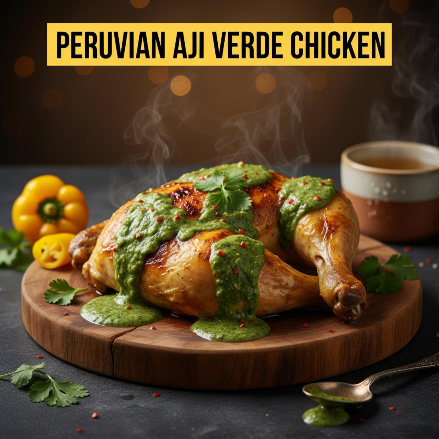 Peruvian Aji Verde Chicken