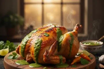 Peruvian Aji Verde Roast Chicken