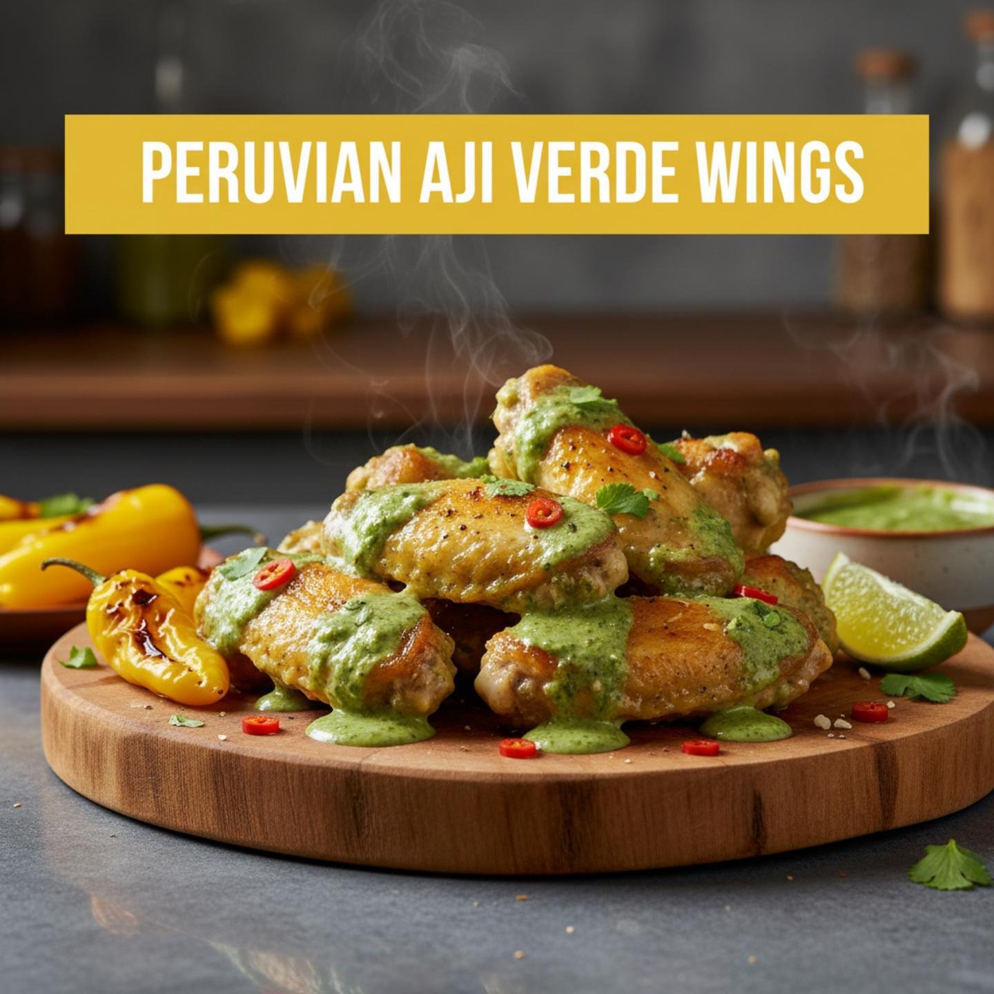 Peruvian Aji Verde Wings