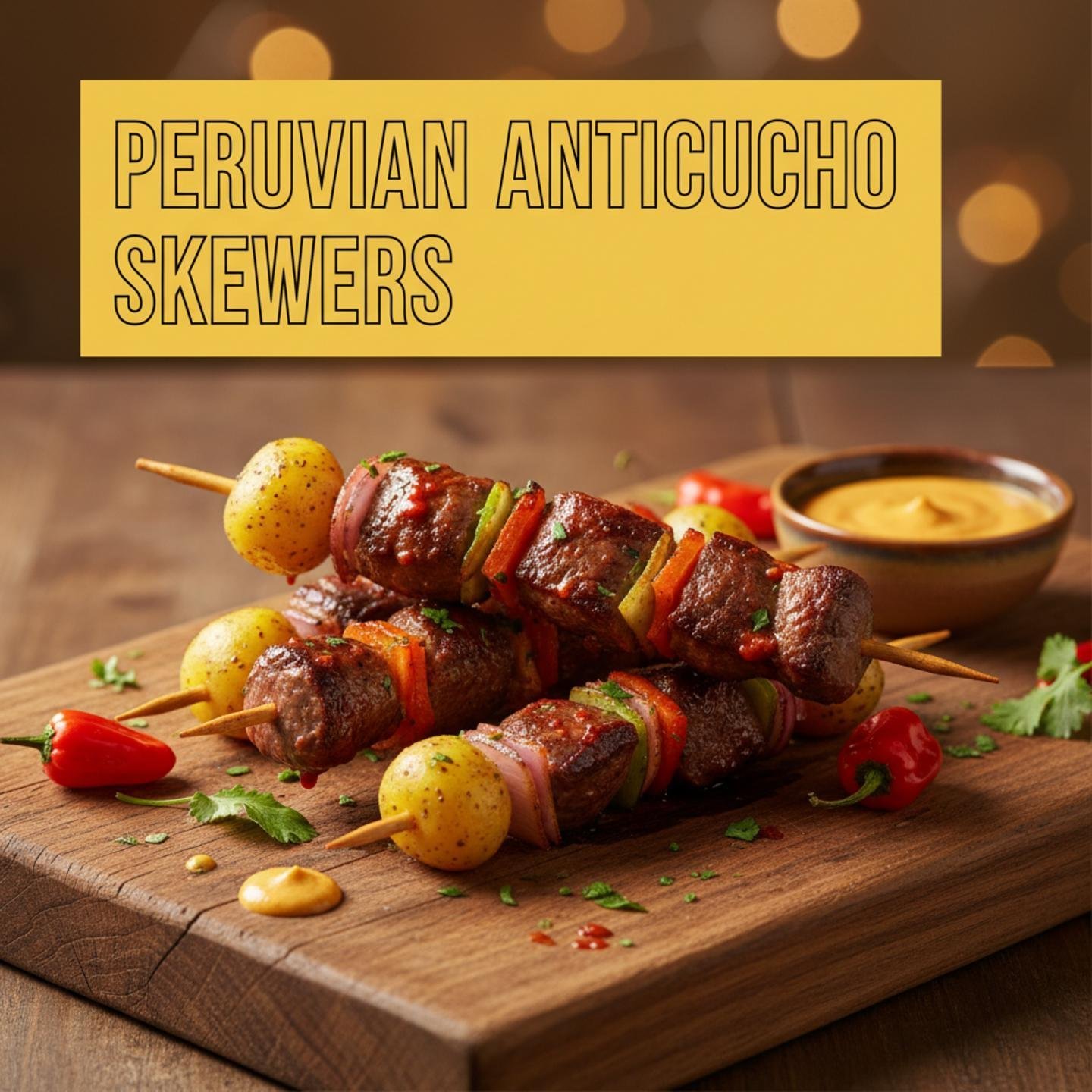 Peruvian Anticucho Skewers