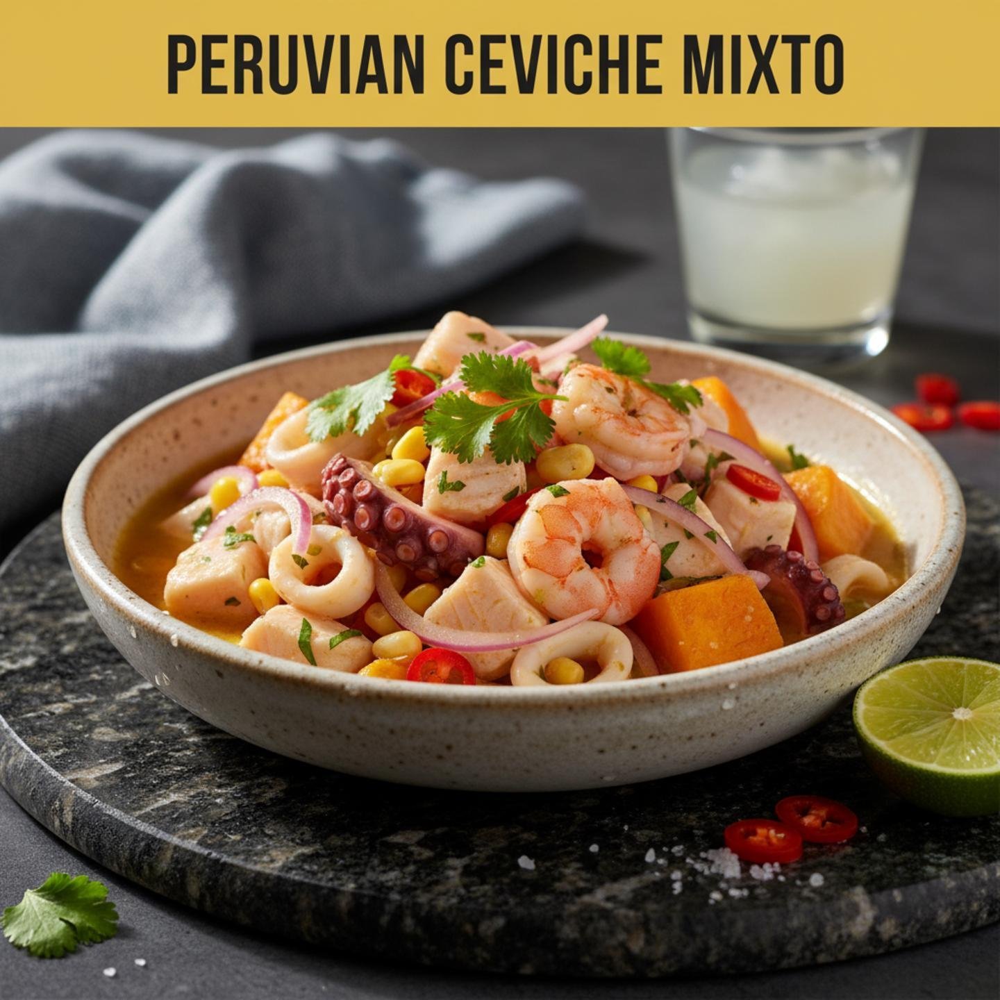 Peruvian Ceviche Mixto