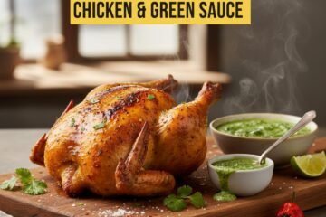 Peruvian Roast Chicken & Green Sauce