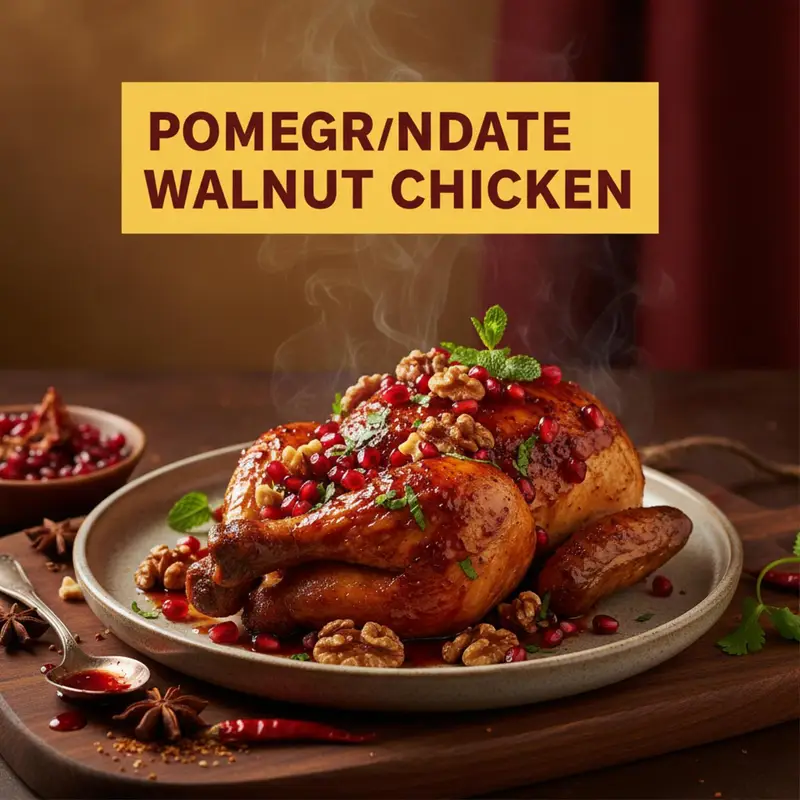 Pomegranate Walnut Chicken
