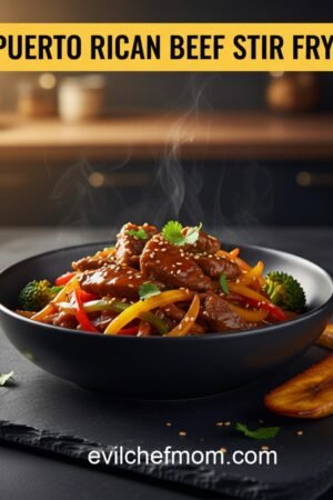 Puerto Rican Beef Stir Fry