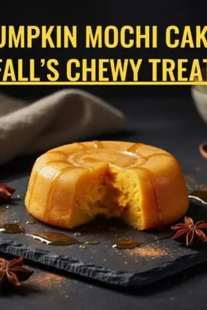 Pumpkin Mochi Cake: Fall’s Chewy Treat