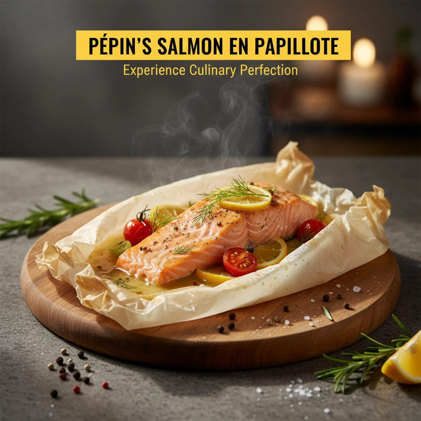 Pépin's Salmon en Papillote