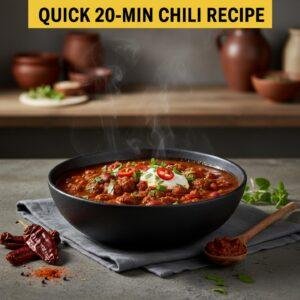 Quick 20-Min Chili Recipe