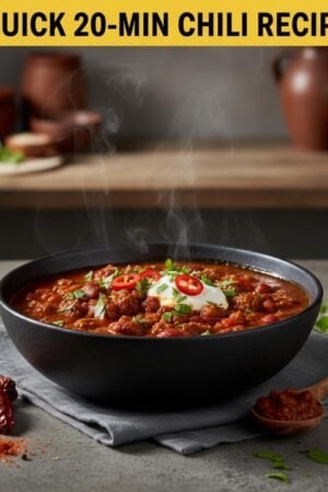Quick 20-Min Chili Recipe