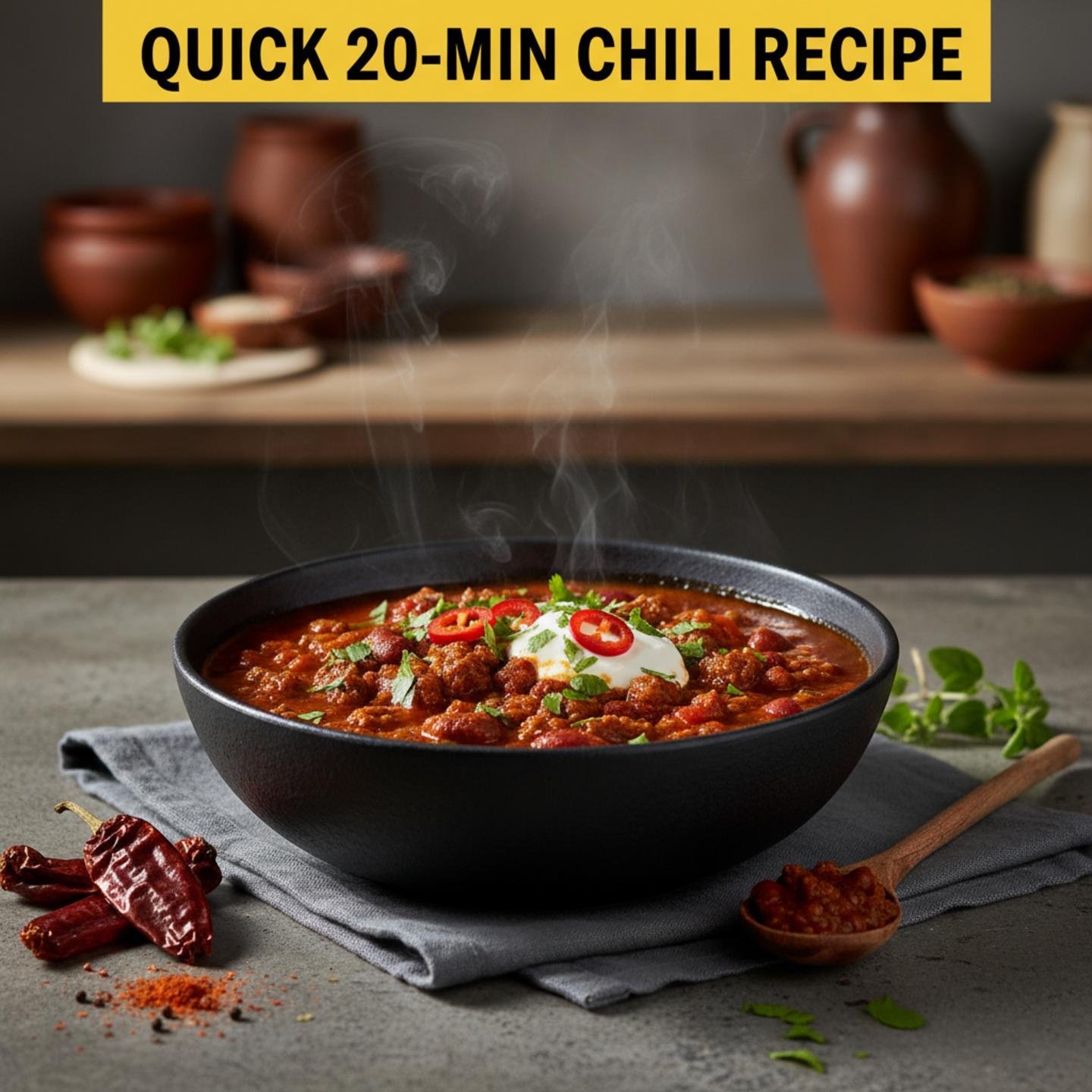 Quick 20-Min Chili Recipe