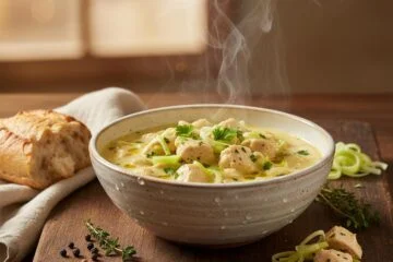 Quick Chicken & Leek Sauce