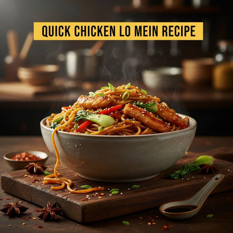Quick Chicken Lo Mein Recipe