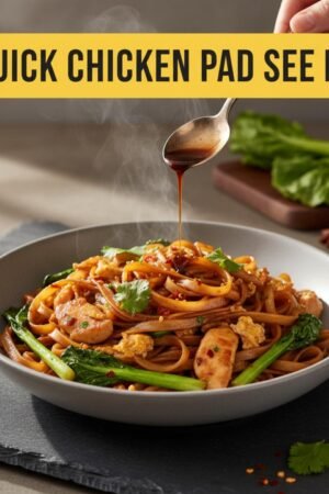 Quick Chicken Pad See Ew