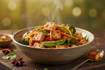 Quick Chicken Tofu Stir-Fry